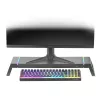 Mars Gaming MGS-ONE Schwarz Chroma RGB Monitorständer verstellbare Größe Smartphone- und Tablet-Halterung Front-USB 2.0