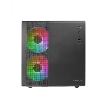 Mini Tower PC Mars Gaming MC-400 Weiß 2x 120mm Frontlüfter