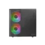 Mini Tower PC Mars Gaming MC-400 Weiß 2x 120mm Frontlüfter