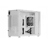 Mars Gaming MC-LCD Micro-ATX-Mini-Tower-Gehäuse mit Glasseitenteil, weiß
