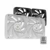 Mars Gaming MF-NCLX2W Computergehäuselüfter 12 cm Weiß 2 St.