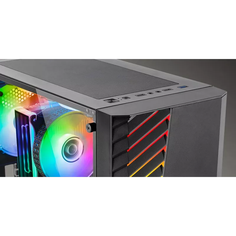 Mars Gaming MC-VOLT Midi Tower Schwarz