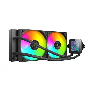 Mars Gaming MLVISION240 Computer-Kühlsystem Prozessor All-in-One-Flüssigkeitskühler 12 cm Schwarz