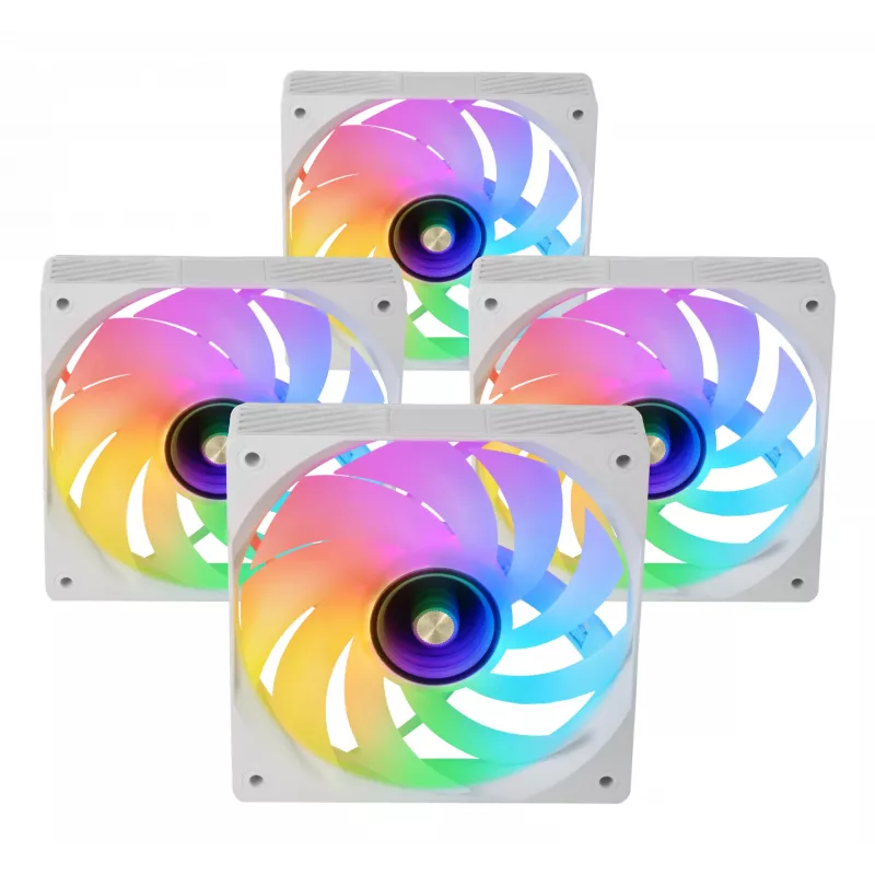 Mars Gaming MFSI4KITW Computer-Kühlsystem Computergehäuse Lüfter 12 cm Weiß