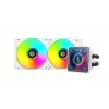 Mars Gaming ML-VISIONPRO240W Prozessor All-in-One-Flüssigkeitskühler 12 cm Weiß 1 Stk.