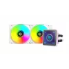 Mars Gaming ML-VISIONPRO240W Prozessor All-in-One-Flüssigkeitskühler 12 cm Weiß 1 Stk.