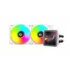 Mars Gaming ML-VISIONPRO240W Prozessor All-in-One-Flüssigkeitskühler 12 cm Weiß 1 Stk.
