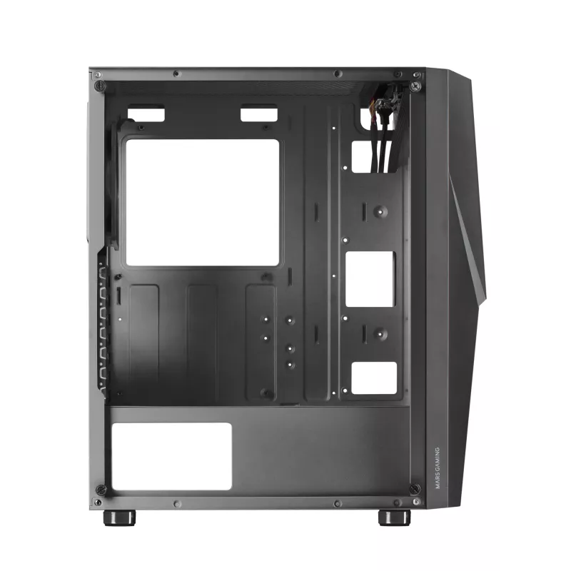 Mars Gaming MC777, ATX Computergehäuse, ARGB-Beleuchtung, Schwarz, PC, Schwarz, ATX, micro ATX, Mini-ITX, Blau, Grün, Rot, 15.8 cm, 31.8 cm