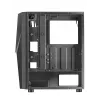 Mars Gaming MC777, ATX Computergehäuse, ARGB-Beleuchtung, Schwarz, PC, Schwarz, ATX, micro ATX, Mini-ITX, Blau, Grün, Rot, 15.8 cm, 31.8 cm