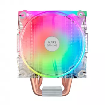 Mars Gaming MCPU66 Triple ARGB CPU-Heatsink 6 Heatpipes HCT TDP 220W 2 Lüfter 12cm