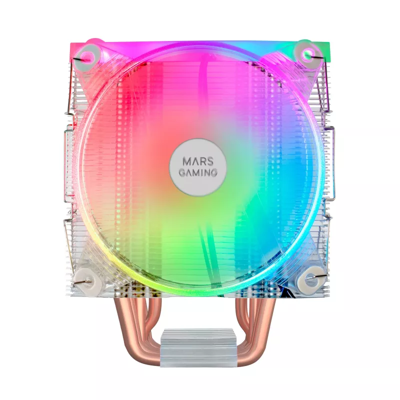 Mars Gaming MCPU66 Triple ARGB CPU-Heatsink 6 Heatpipes HCT TDP 220W 2 Lüfter 12cm