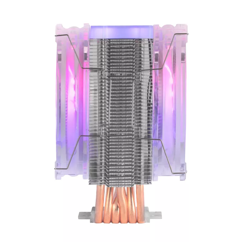 Mars Gaming MCPU66 Triple ARGB CPU-Heatsink 6 Heatpipes HCT TDP 220W 2 Lüfter 12cm