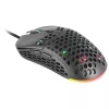 Mars Gaming MM55 Schwarz RGB Chroma Gaming-Maus Ultraleicht 55g 12800 DPI HUANO Mechanische Schalter