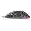 Mars Gaming MM55 Schwarz RGB Chroma Gaming-Maus Ultraleicht 55g 12800 DPI HUANO Mechanische Schalter