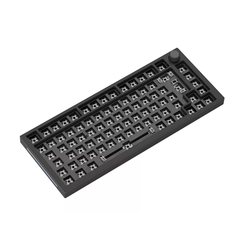 Tastatur-Barebone GLORIOUS GMMK Pro — 75% Aluminiumgehäuse, Schwarz, 332×135×32 mm, 1,5 kg