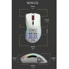 Glorious Gaming Glorious Model D Minus - Mattweiß, Rechtshändig, Optisch, USB Typ-A, 3200 DPI, 1 ms, Weiß
