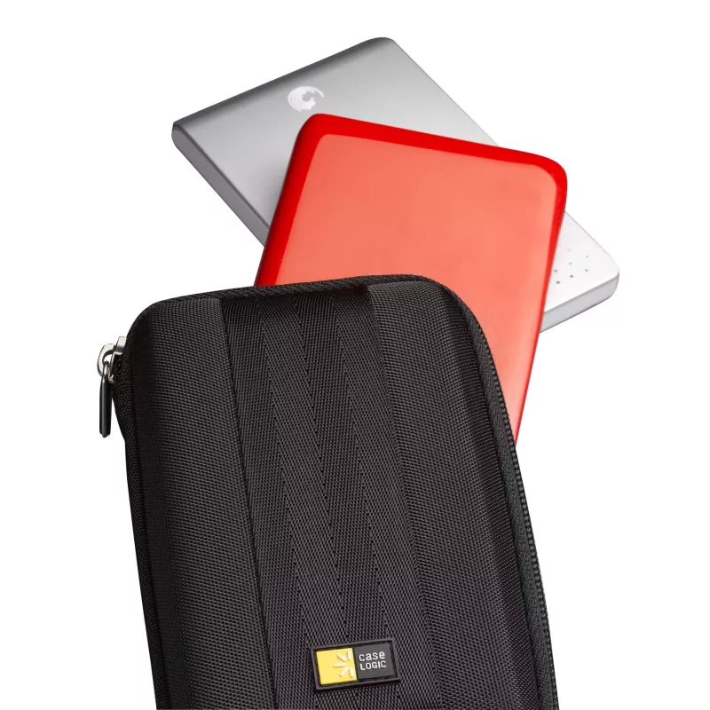 Case Logic Tragbare Festplattenhülle, Sleeve-Tasche, EVA (Ethylenvinylacetat), Schwarz, Markenunabhängig, Staubresistent, Kratzfest, 102 mm