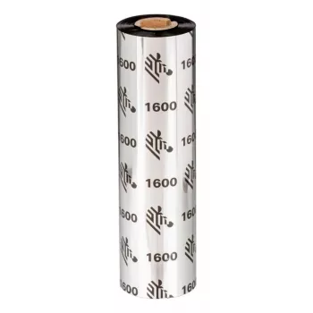 Zebra 1600 Wachs-Thermotransferband 450 m Schwarz