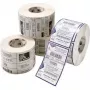 Gestanzte Etikettenrolle Zebra Z-Ultimate 3000T Silver Permanent Adhesive