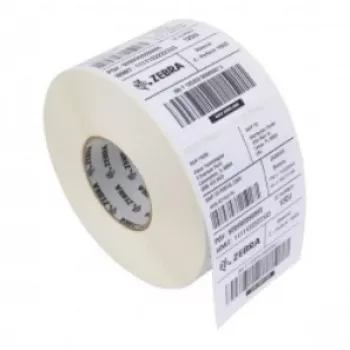 Zebra 8000T Void Matte Polyesteretiketten, Silber, 25 x 51 mm, 5000 Etiketten (2 Rollen)