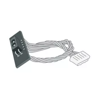 Frontblenden-Kit für Zebra ZD620D Thermodrucker – Mit Etikettenaufnehmer, linerless-kompatibel