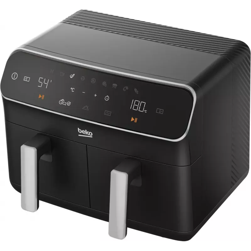 Heißluftfritteuse Beko FRL5388B ExpertFry 8,5 L 2400 W Schwarz Touch-Bedienung