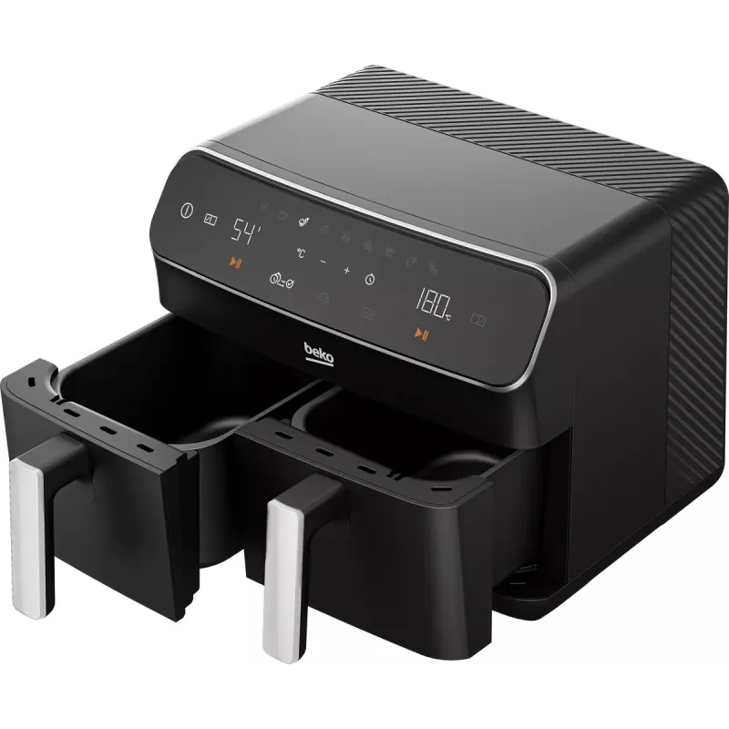 Heißluftfritteuse Beko FRL5388B ExpertFry 8,5 L 2400 W Schwarz Touch-Bedienung
