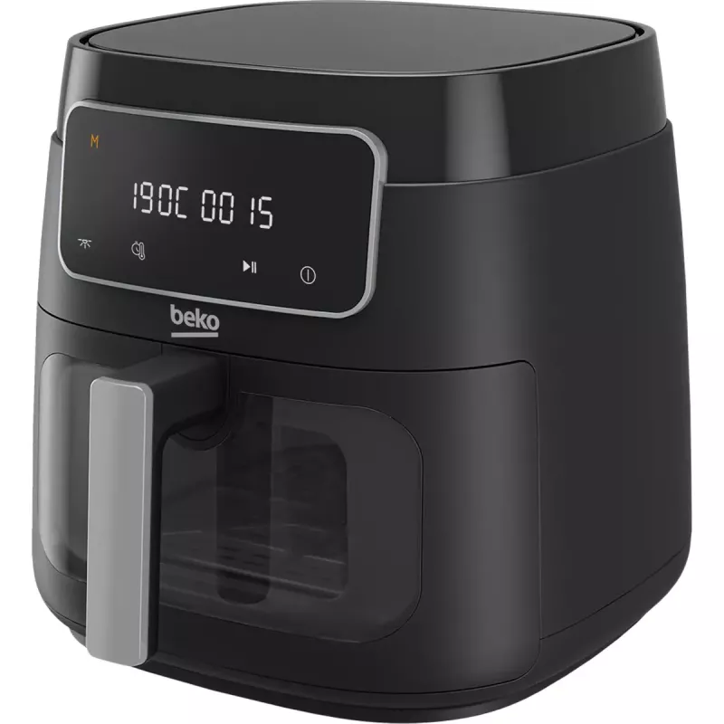 Heißluftfritteuse BEKO FRL3374B 7,6 l 1750 W Schwarz Touch-Steuerung, 9 Programme, 35–200 °C