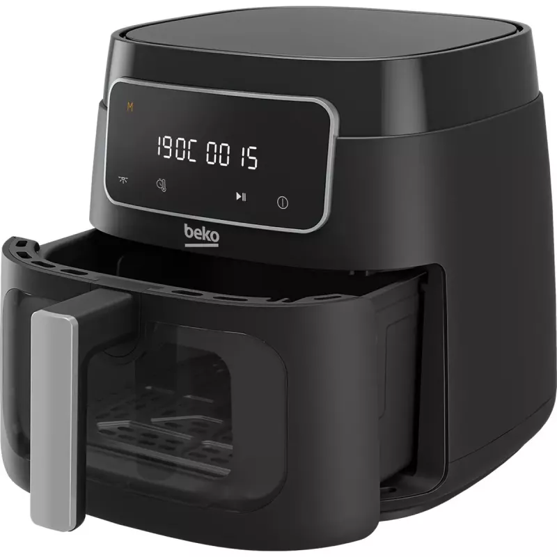Heißluftfritteuse BEKO FRL3374B 7,6 l 1750 W Schwarz Touch-Steuerung, 9 Programme, 35–200 °C