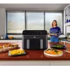 Heißluftfritteuse BEKO FRL3374B 7,6 l 1750 W Schwarz Touch-Steuerung, 9 Programme, 35–200 °C