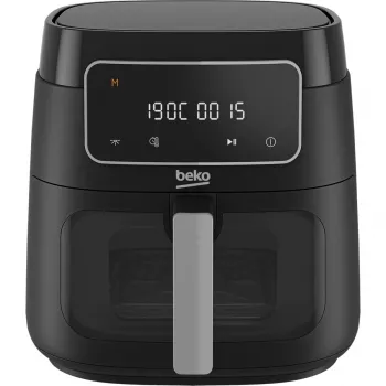 Heißluftfritteuse BEKO FRL3374B 7,6 l 1750 W Schwarz Touch-Steuerung, 9 Programme, 35–200 °C