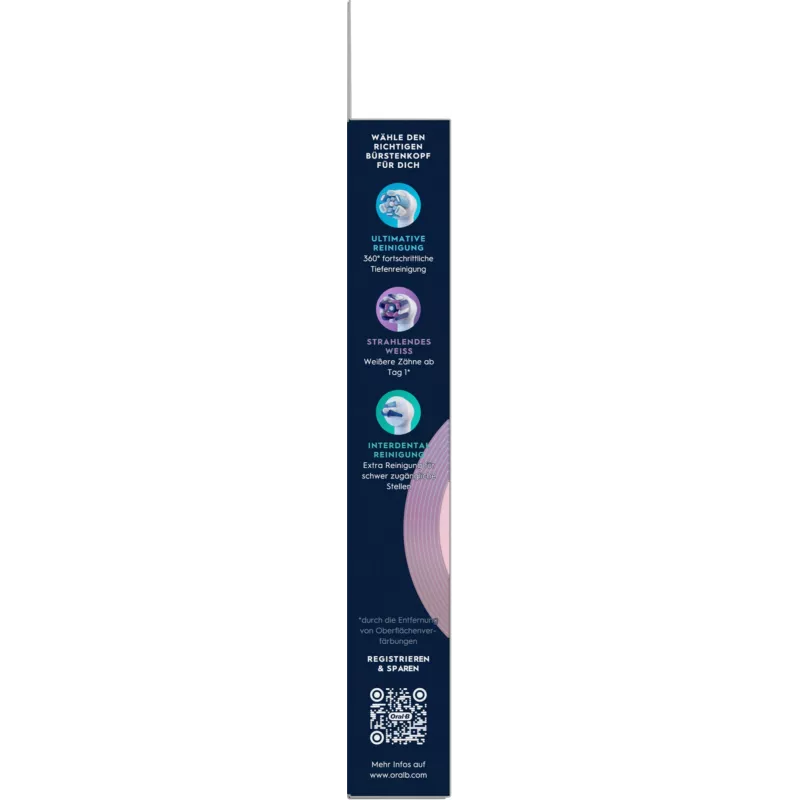 Oral-B Zahnbürstenkopf 6 Stk. Weiß