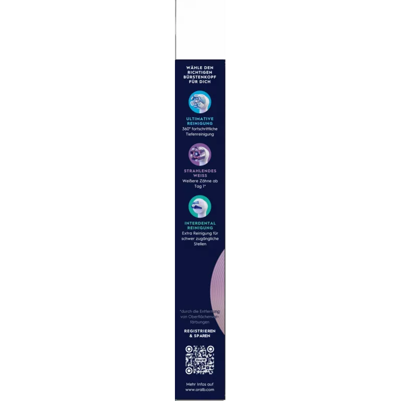 Oral-B Zahnbürstenkopf 6 Stk. Weiß