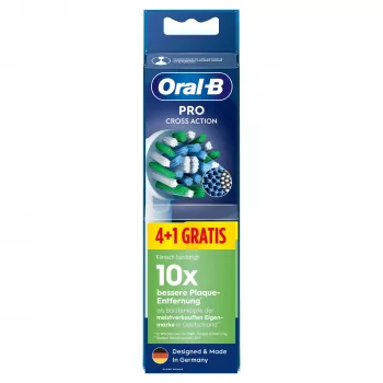 Ersatzbürstenköpfe BRAUN Oral‑B Pro CrossAction — Packung mit 5 kompatiblen Köpfen