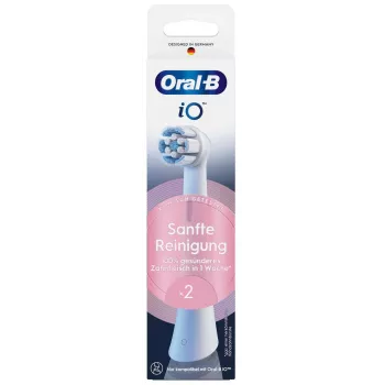 Elektrische Zahnbürsten-Aufsteckbürsten Oral-B iO Gentle Cleaning Weiß, 2er-Pack