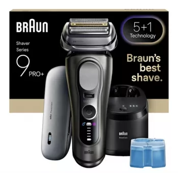 Folienrasierer Braun Series 9 Pro+ 9675cc Grau Silber Edelstahl