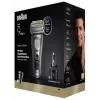 Folienrasierer Braun Series 9 Pro+ 9675cc Grau Silber Edelstahl