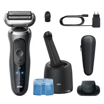 Folienschaber Braun Series 7 72-C7200CC Schwarz Edelstahl Lithium-Ion