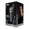 Folienschaber Braun Series 7 72-C7200CC Schwarz Edelstahl Lithium-Ion
