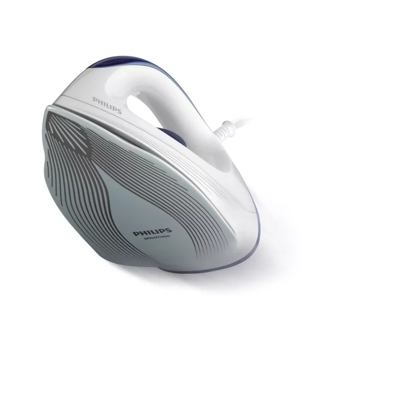 Philips GC160/02 Trockenbügeleisen, Trockenbügeleisen, DynaGlide-Bügelsohle, 1,8 m, Weiß, 1200 W