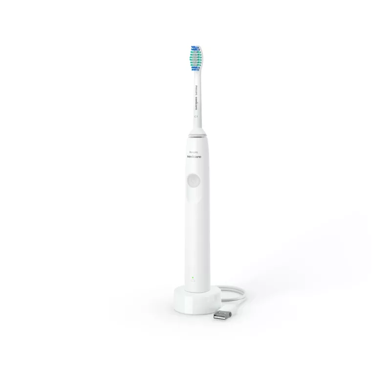 Sonic elektrische Zahnbürste Philips 1100 Series HX3641/02 — Tägliche Pflege, integrierter Li-Ion Akku, 1 Handstück, 1 Bürstenkopf