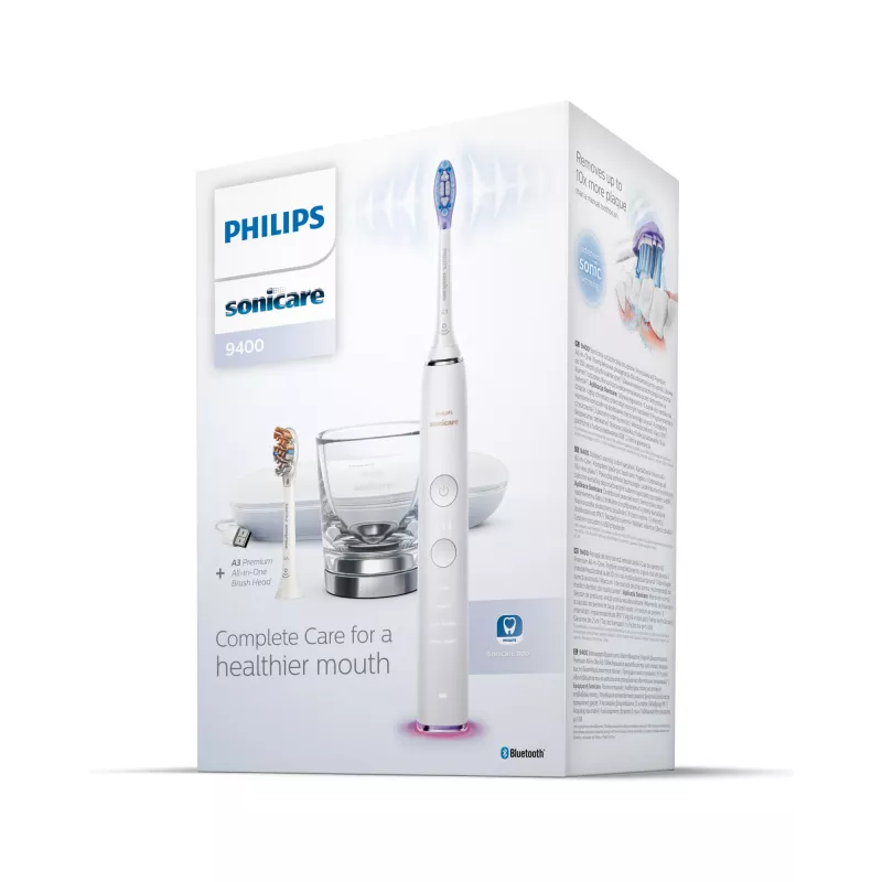 Philips Sonicare DiamondClean Smart DiamondClean Smart HX9917/88 elektrische Schallzahnbürste mit 2 Zubehörteilen und App