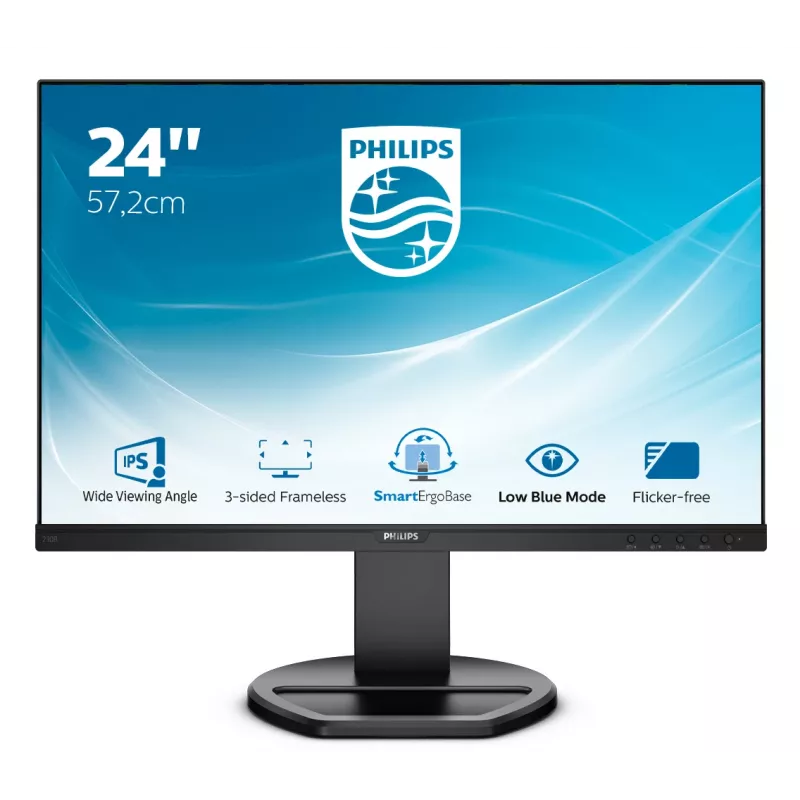 Philips 230B8QJEB/00 Computermonitor 57,1 cm (22,5 Zoll) 1920 x 1200 Pixel WUXGA LED Schwarz