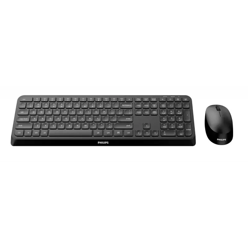 Philips 3000-Serie SPT6307B/31 Tastatur Maus inklusive Universal RF Wireless QWERTY Englisch Schwarz