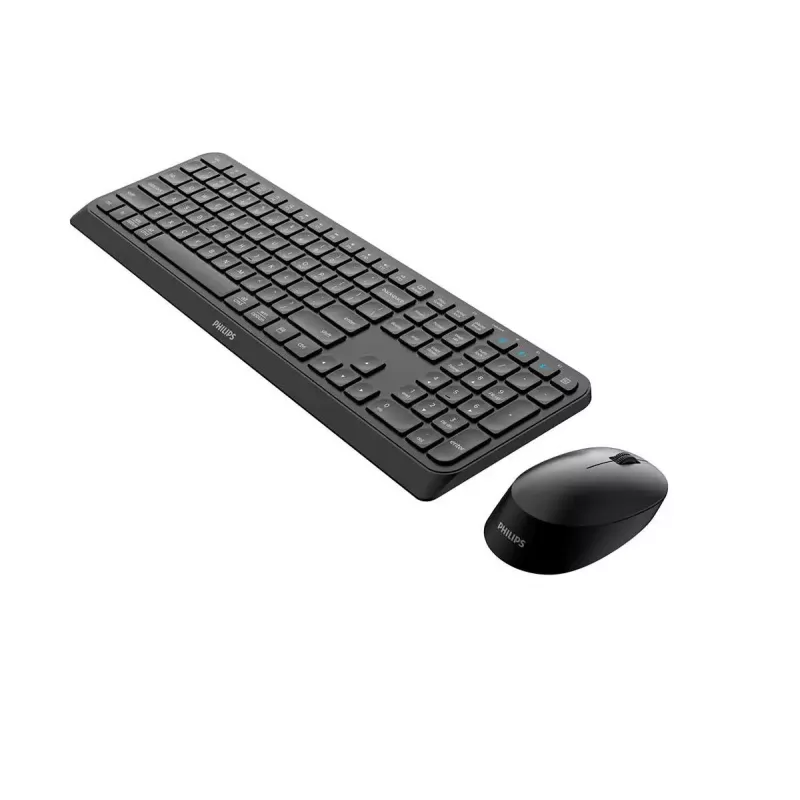 Philips 4000 series SPT6407B/31 Tastatur Maus inklusive Universal RF Wireless + Bluetooth QWERTY Deutsch Schwarz