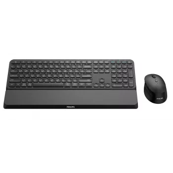 Philips 6000 series SPT6607B/31 Tastatur Maus enthalten Universal RF Wireless + Bluetooth Schwarz