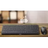 Philips 6000 series SPT6607B/31 Tastatur Maus enthalten Universal RF Wireless + Bluetooth Schwarz