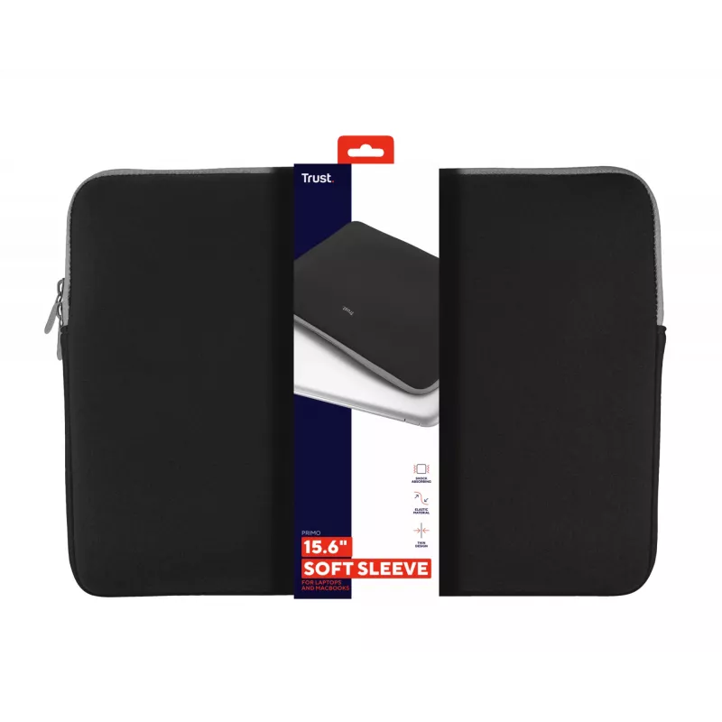 Sleeve- Hülle Trust 21248 für Laptops bis zu 15,6 Zoll Schwarz