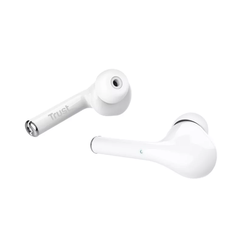 Trust Nika Headset True Wireless Stereo (TWS) In-ear Anrufe/Musik Weiß