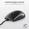 Trust Primo Tastatur Maus enthalten Universal USB AZERTY Belgisch Schwarz